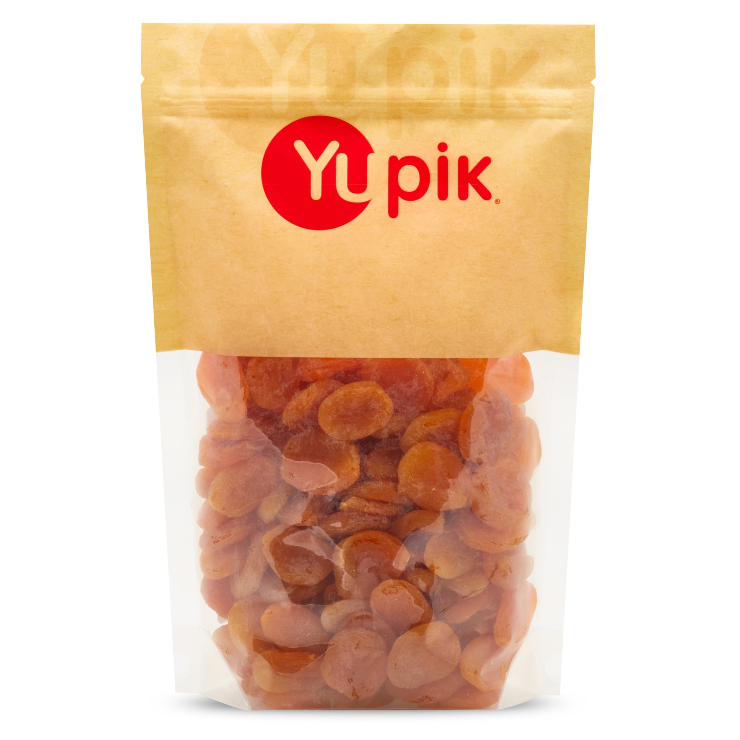 Yupik Turkish Apricots 1kg - Kosher Certified, No Sugar Added, Tart & Sweet Dried Fruits - Pitted Natural Healthy Snacks for Hiking, Baking & Vegan Diet