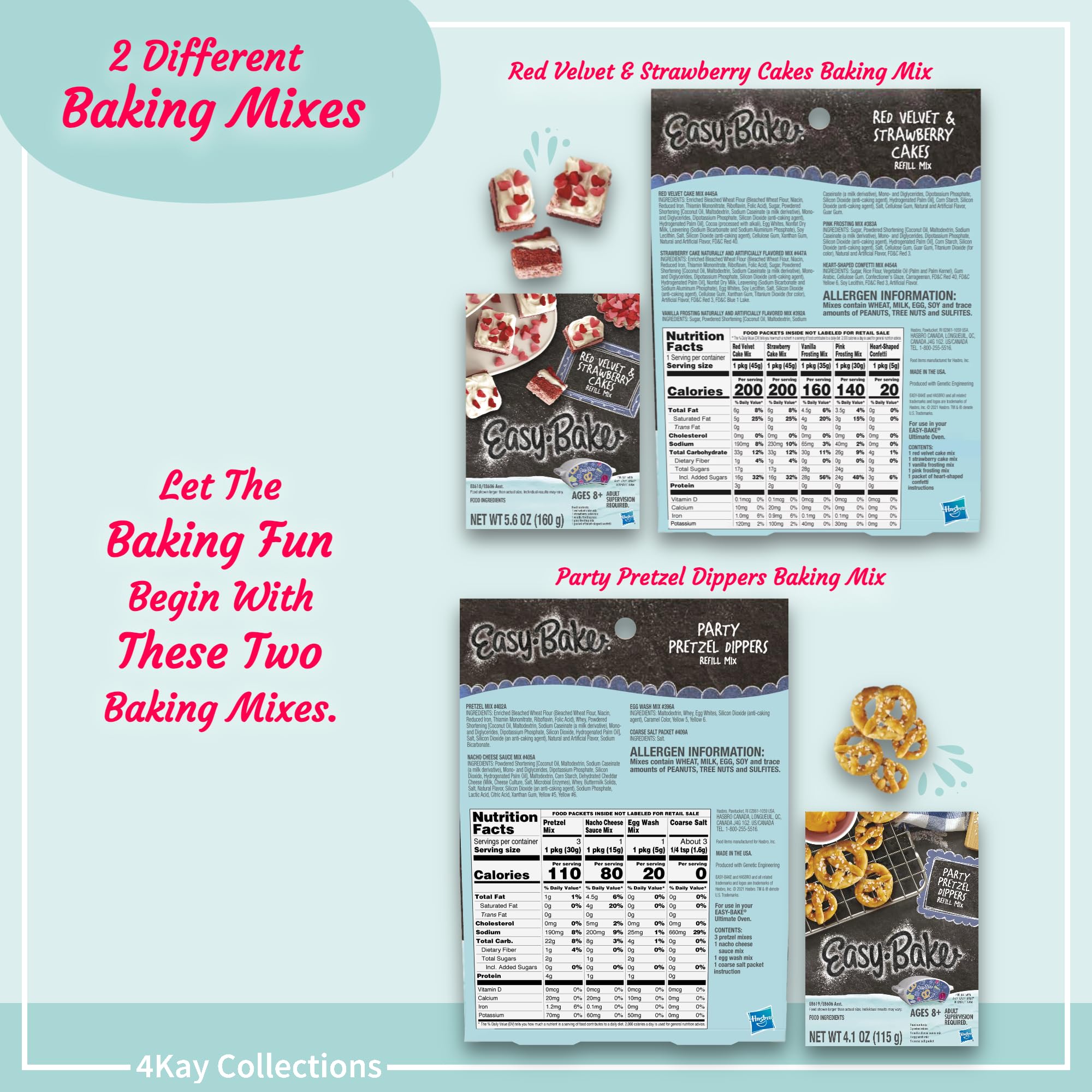 Ultimate Kids Baking Oven Set with 19-Piece Accessories - Mini Oven, 2 Cake Mixes, Apron, Chef Hat, Mixing Bowl, Spatula, Whisk, 9 Stickers, Baking Pan & Tools (Pink Baker Bundle) - Perfect for Pretend Play, Birthday Gifts & STEM Learning
