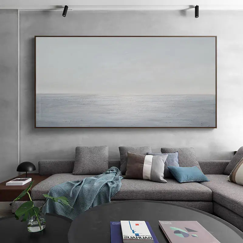 Ocean and Sky Painting #OS 010 - Stunning Seascape Wall Art for Home & Office Decor - Perfect for Living Room, Bedroom or Beach House