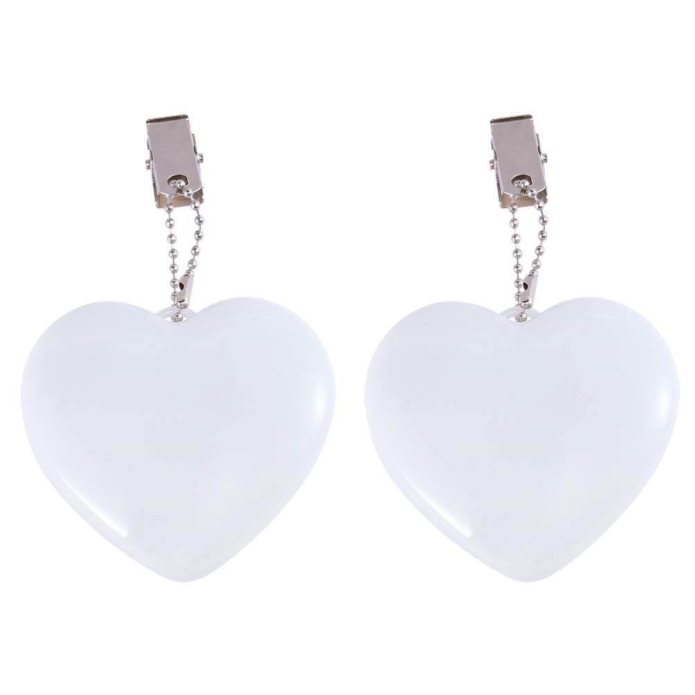 OSALADI 2 Pack Heart Shaped LED Purse Lights with Touch Sensor - Bright Handbag Light for Women, Perfect for Evening Bags, Clutches & Wallets (Gift Idea)