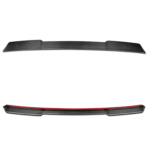 Carbon Fiber Rear Window Roof Visor Spoiler Wing Body Kit for 2010-2015 Chevy Camaro Coupe - High Performance & Stylish Upgrade - Perfect for Car Enthusiasts & Racing Events