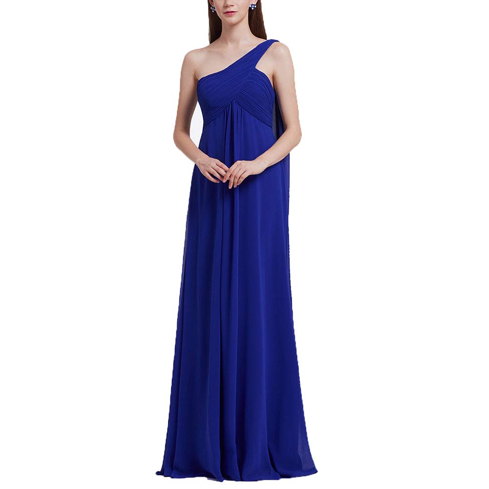 Elegant One-Shoulder Long Evening Dresses for Women - Formal Party Gowns, Maxi Bridesmaid Dresses for Weddings, Prom, Cocktail Parties & Special Occasions