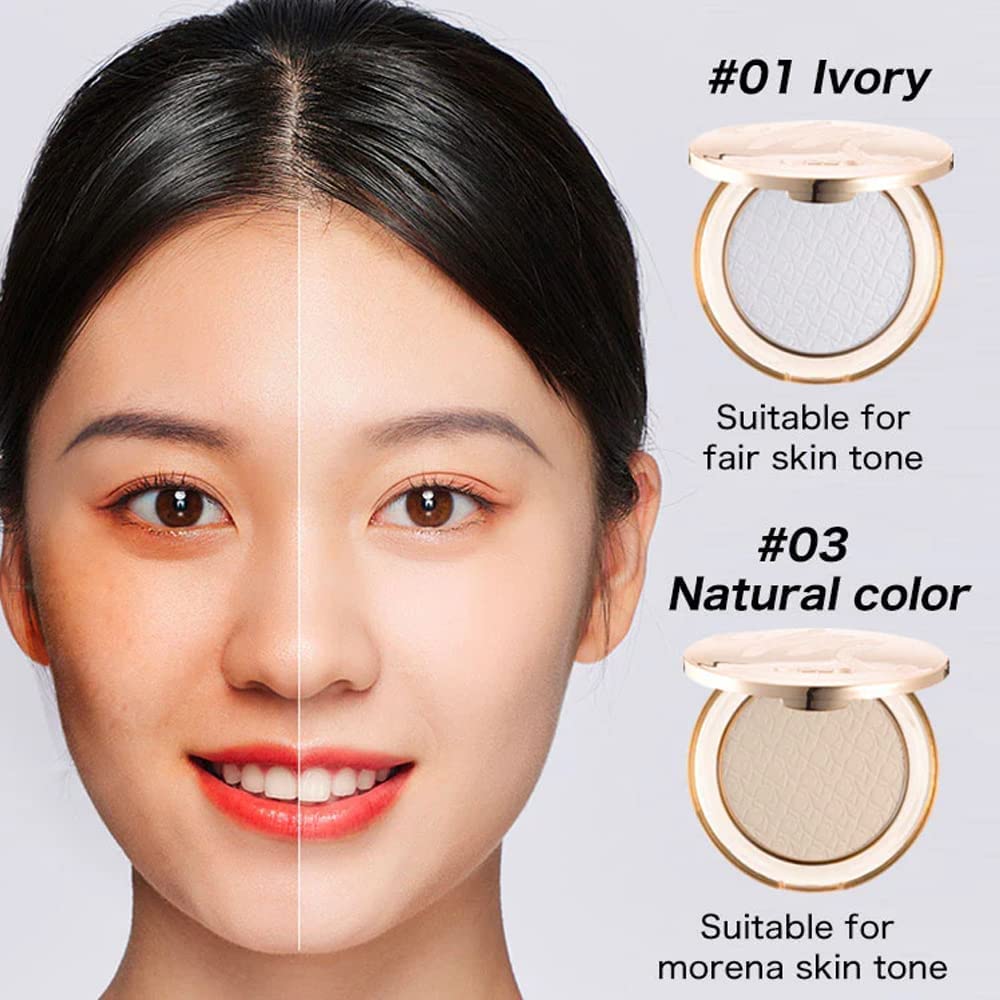 Golden Diamond Face Powder - 2023 New Long Lasting Waterproof Makeup, Oil Control Lightweight Shimmer Powder (Pearlescent) for Flawless Glow | Perfect for Daily Wear, Parties & Photography