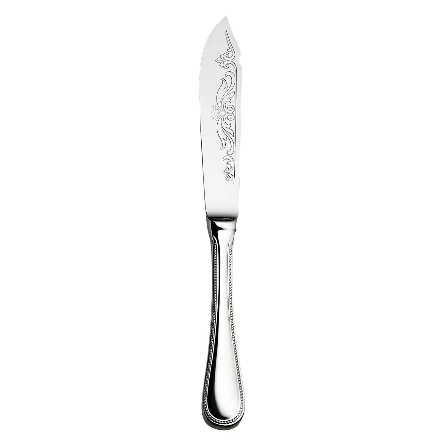 Premium French Accent Stainless Steel Fish Knife - Elegant Cutlery for Fine Dining, Seafood Restaurants & Home Entertaining