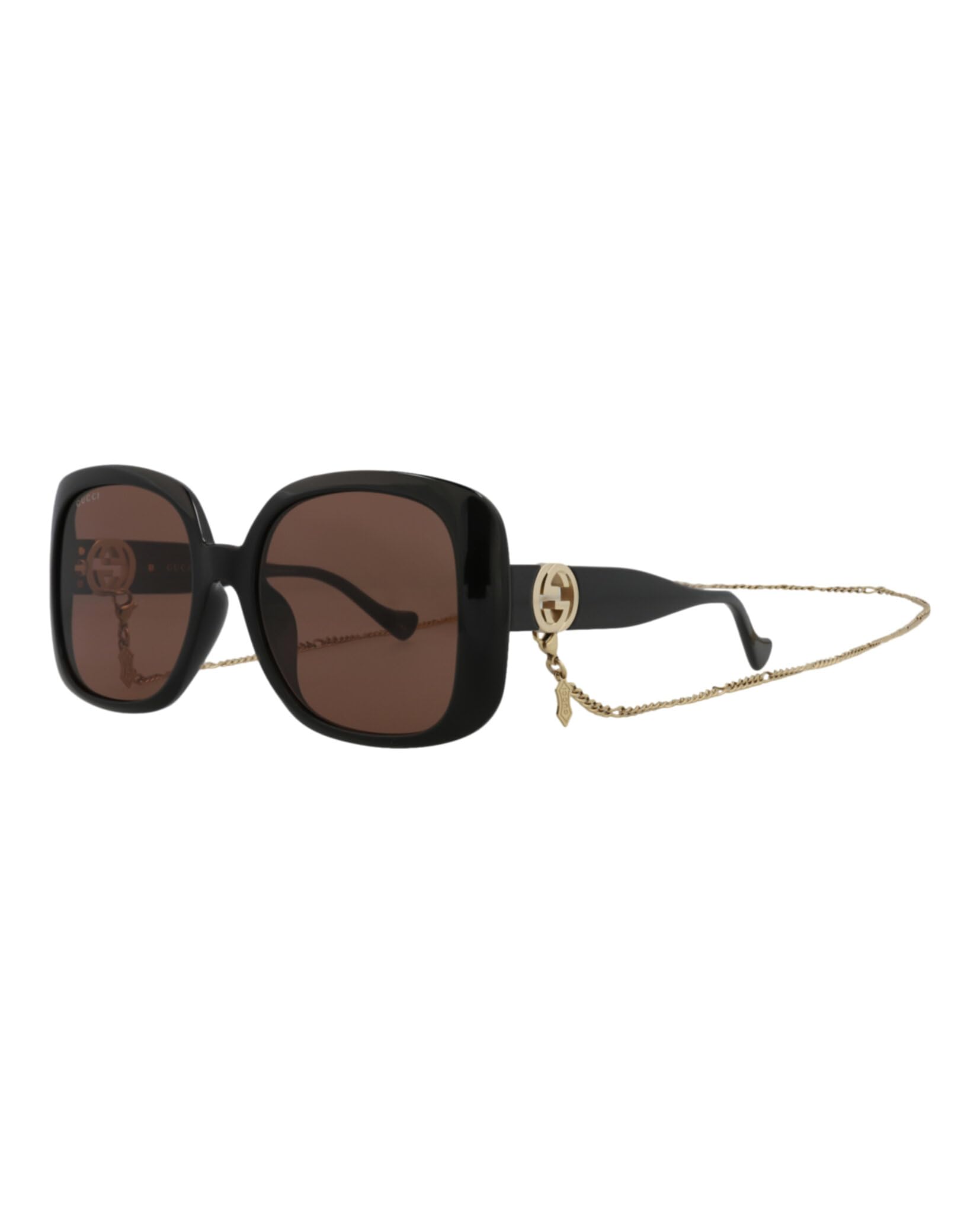 Gucci Square-Frame Injection Sunglasses for Women & Men - UV Protection Fashion Shades for Beach, Driving & Outdoor Activities