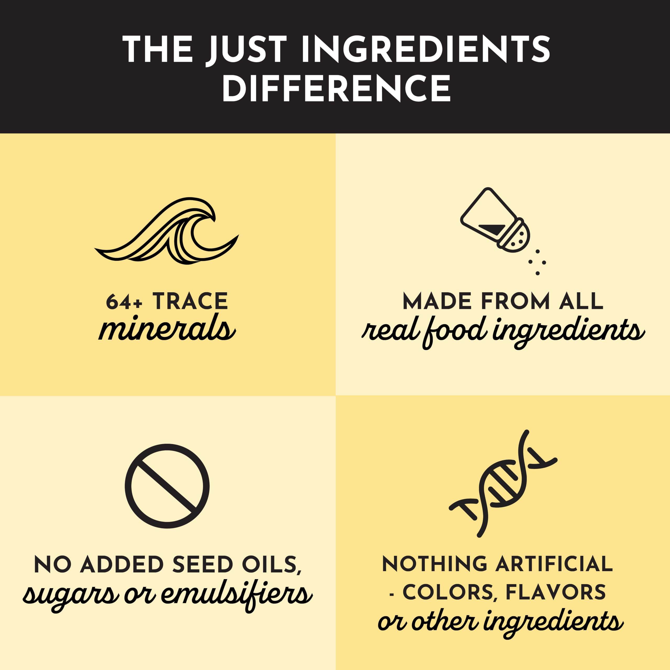 Just Ingredients Popcorn Salts Variety Pack - Gluten Free, Cheddar & Parmesan Cheese, Garlic Seasoning - MSG Free Popcorn Seasoning for Microwave, Movie Nights & Snack Time