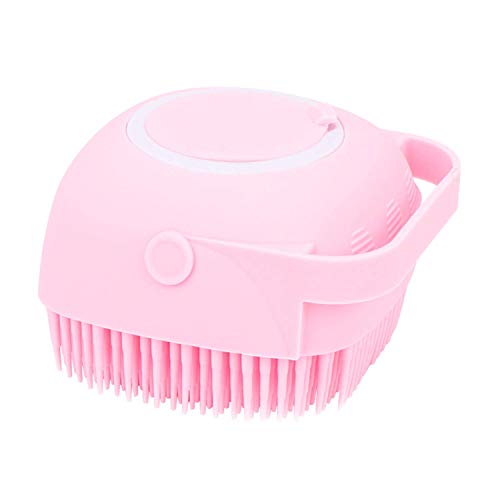 Vichaxan Silicone Body Bath Brush with Shampoo Dispenser - Exfoliating & Massaging Shower Brush for Soft Skin Care - Perfect for Spa, Back Scrubbing & Relaxing Bath Time