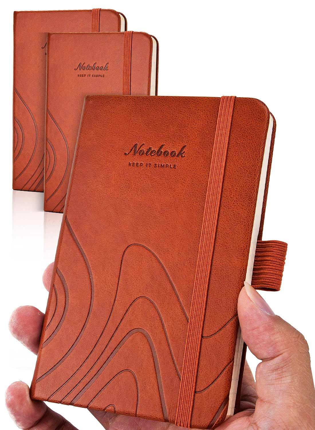AISBUGUR 2-Pack Pocket Notebook Set - 3.5