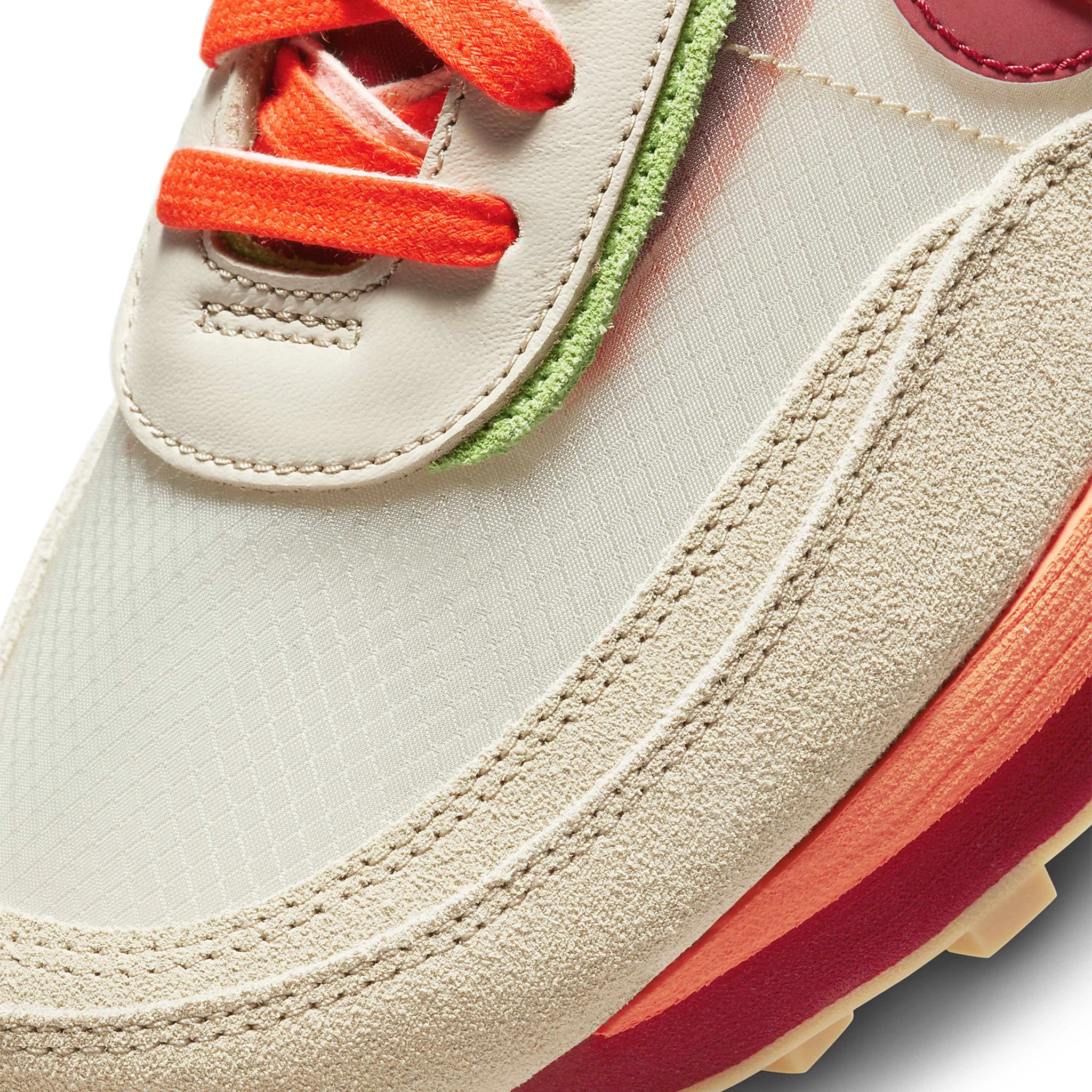 Nike x Sacai LD Waffle CLOT Net Orange Blaze Sneakers - Limited Edition Collab Running Shoes for Men & Women - Perfect for Streetwear Fashion & Casual Wear
