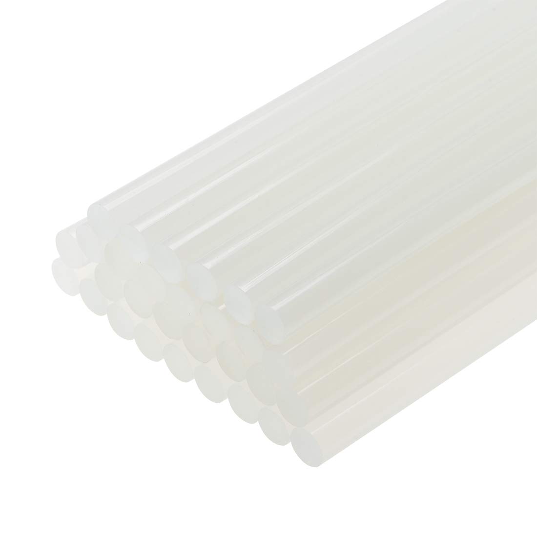 uxcell Mini Hot Glue Gun Sticks 7.5-inch x 0.44-inch, 30pcs Clear Glue Sticks for DIY Crafts, Home Repairs & School Projects - Compatible with Most Mini Glue Guns