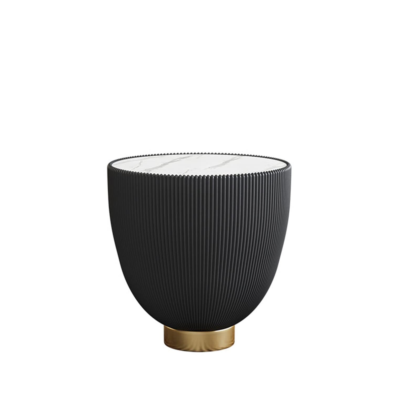 Modern Minimalist Round Coffee & End Table Set - Black Tea Table for Living Room, Hotel Side Table, Small Round Table - Perfect for Home, Office & Hospitality Spaces