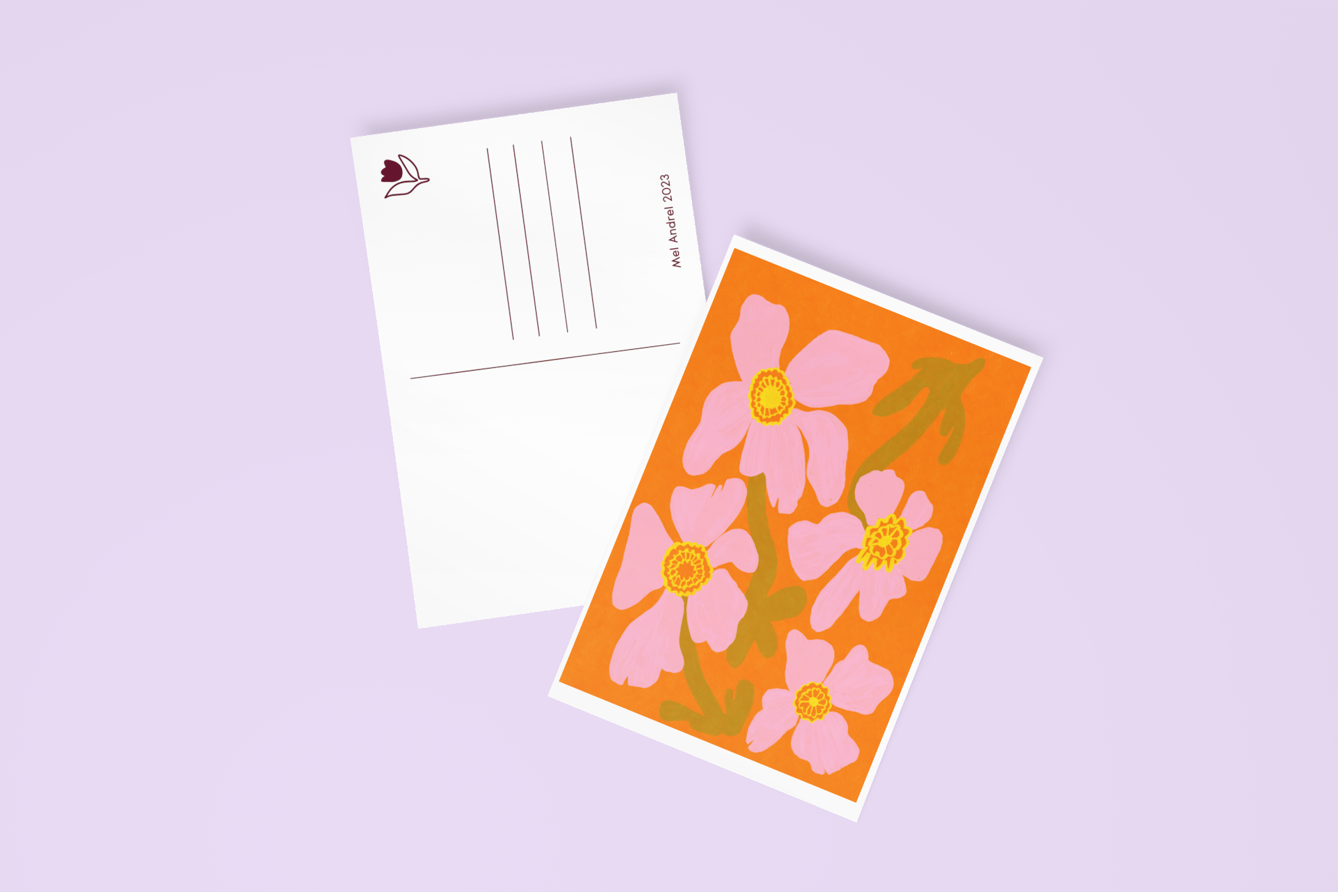 Funky Pansies Postcards - Set of 10 Unique Floral Design Greeting Cards for Birthdays, Thank You Notes & Home Decor | Perfect for DIY Scrapbooking, Wedding Invitations & Stationery Lovers