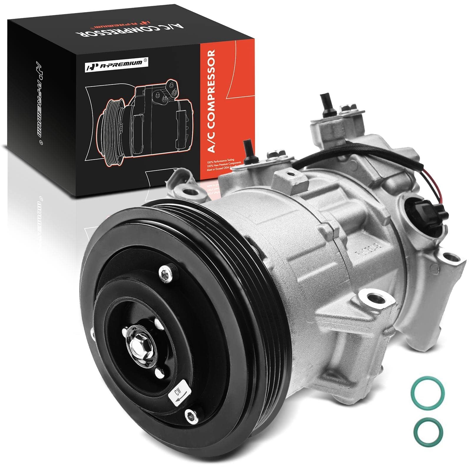 Premium AC Compressor with Clutch for 2007-2012 Toyota Yaris 1.5L - High Performance Replacement Part for Smooth Cooling in Hot Weather & Long Drives