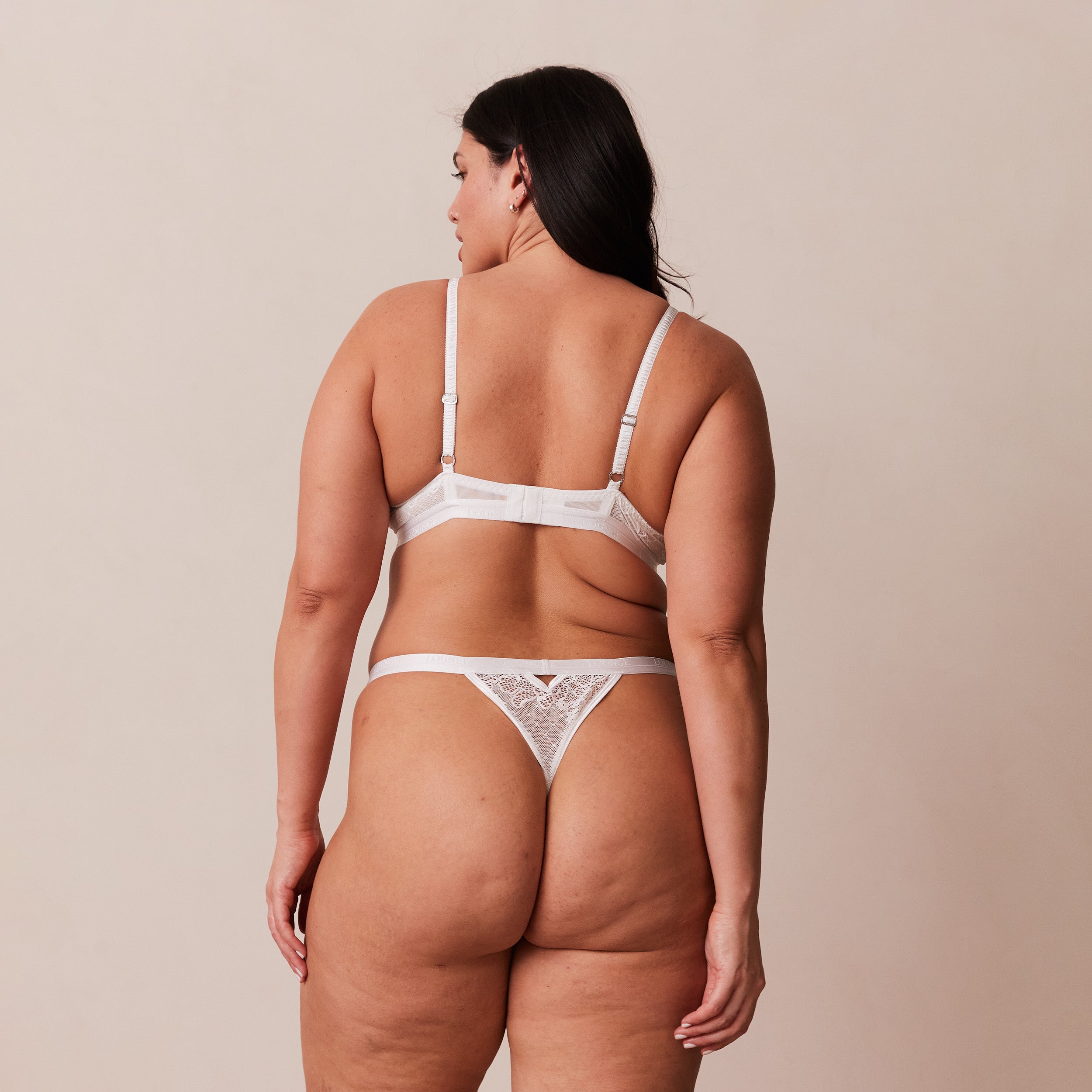 Royal Balcony Bra - Comfortable Lace Underwire Bra in White for Women | Perfect for Everyday Wear and Special Occasions