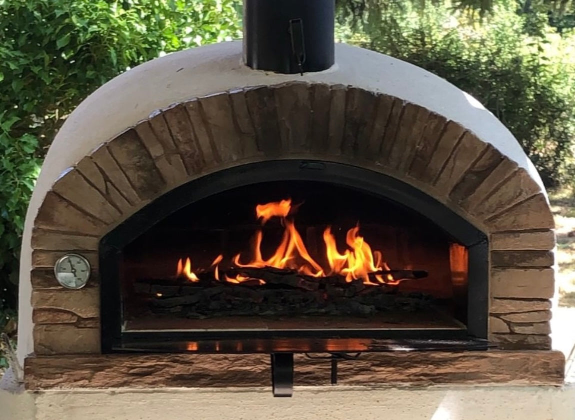 BUENA VENTURA SIERRA PREMIUM HYBRID PIZZA OVEN - Outdoor & Indoor Wood & Gas Pizza Maker for Backyard, Patio, Restaurant - Perfect for Home Cooking, Camping & Commercial Use