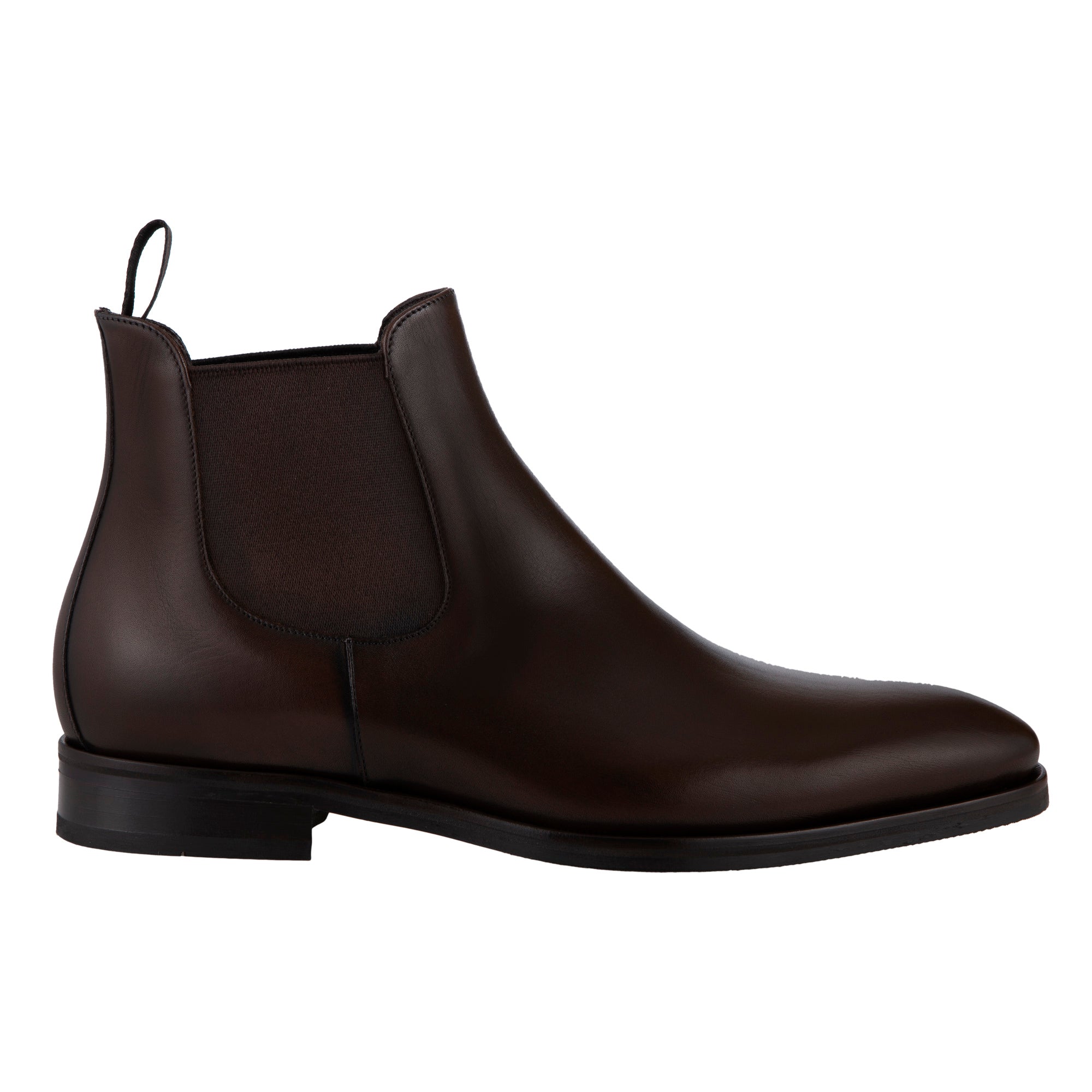 HENRY SARTORIAL Jasper Men's Chelsea Boots Dark Brown Leather Ankle Boots for Casual & Dress Wear | Waterproof Slip-On Shoes for Work & Outdoor
