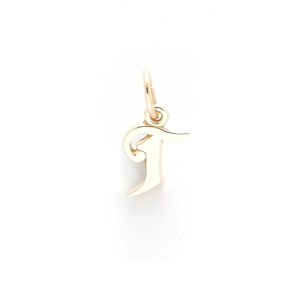Initial T Charm - Personalized Letter T Pendant for Bracelets & Necklaces - Perfect for Birthdays, Anniversaries & Gifts