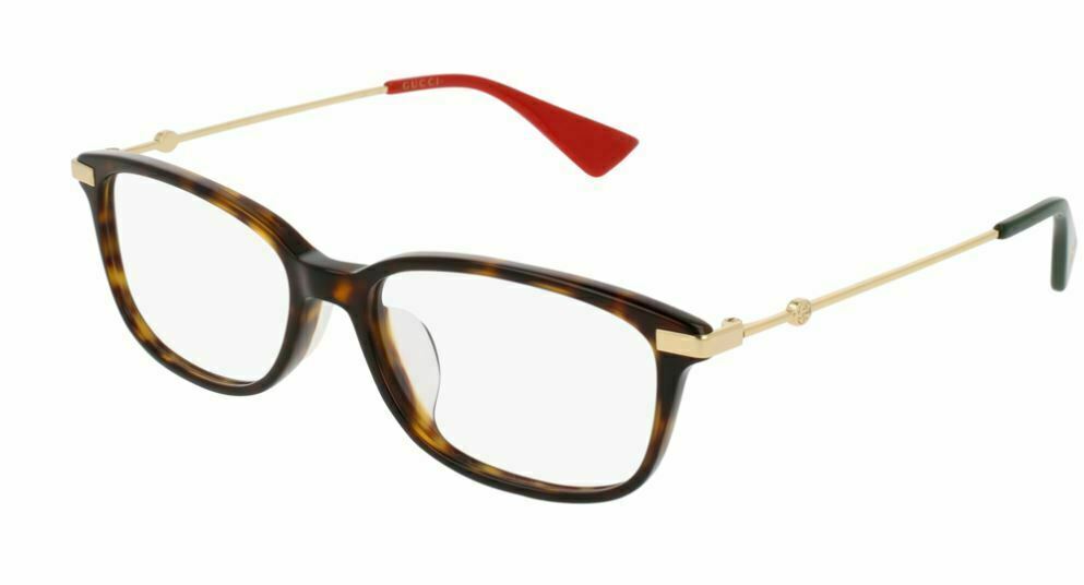 Gucci GG 0112 OA 002 Havana/Gold Eyeglasses - Stylish Designer Glasses for Women & Men | Perfect for Fashion, Work & Everyday Wear