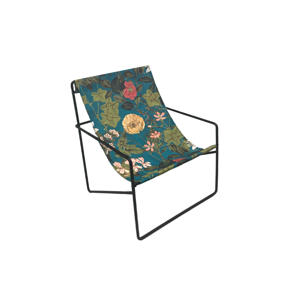 Coastal Designer Lounge Chair Kingfisher - Modern Wicker Patio Furniture for Outdoor Relaxation, Beach House Decor & Poolside Lounging