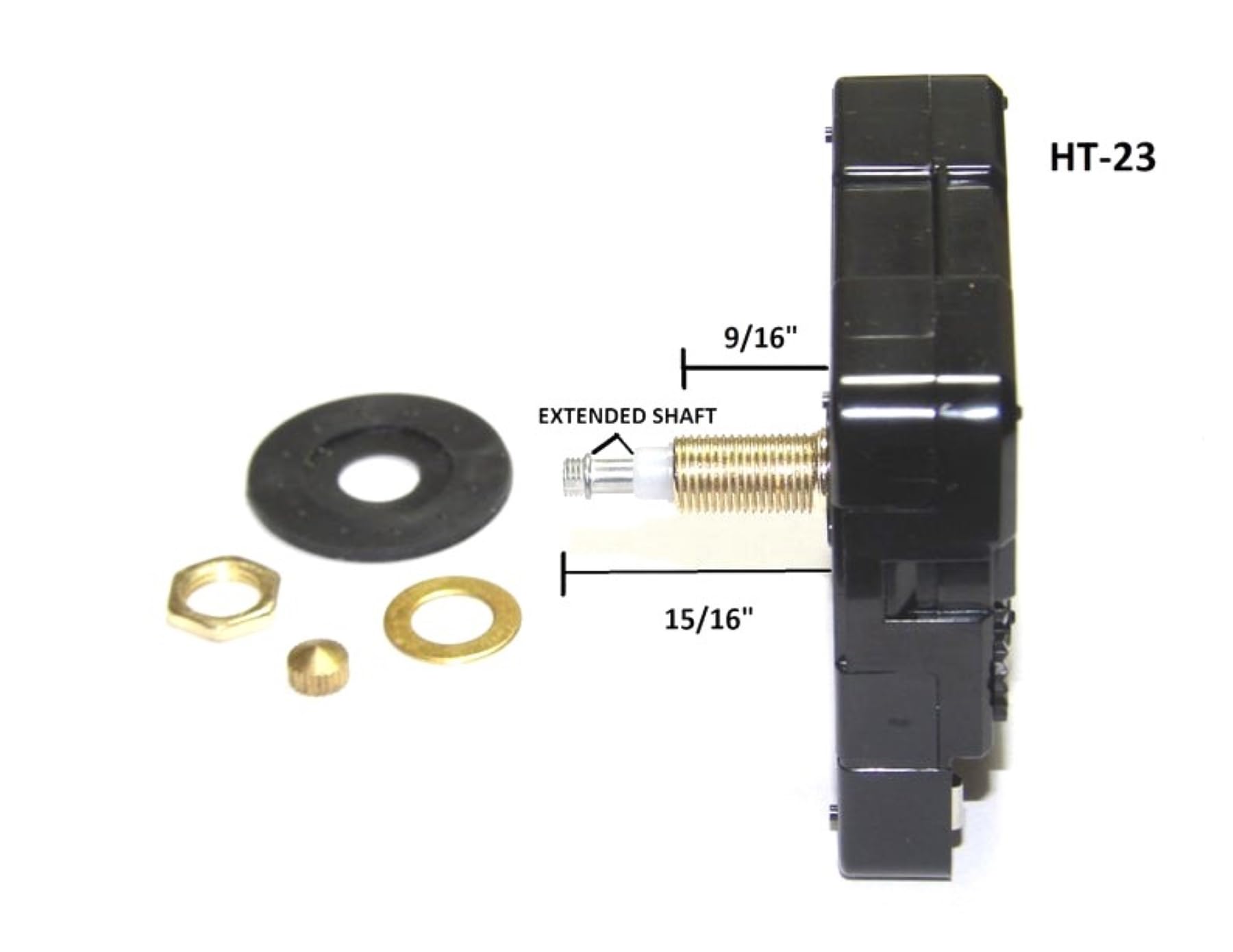 High Torque Silent Sweep Clock Movement with 8