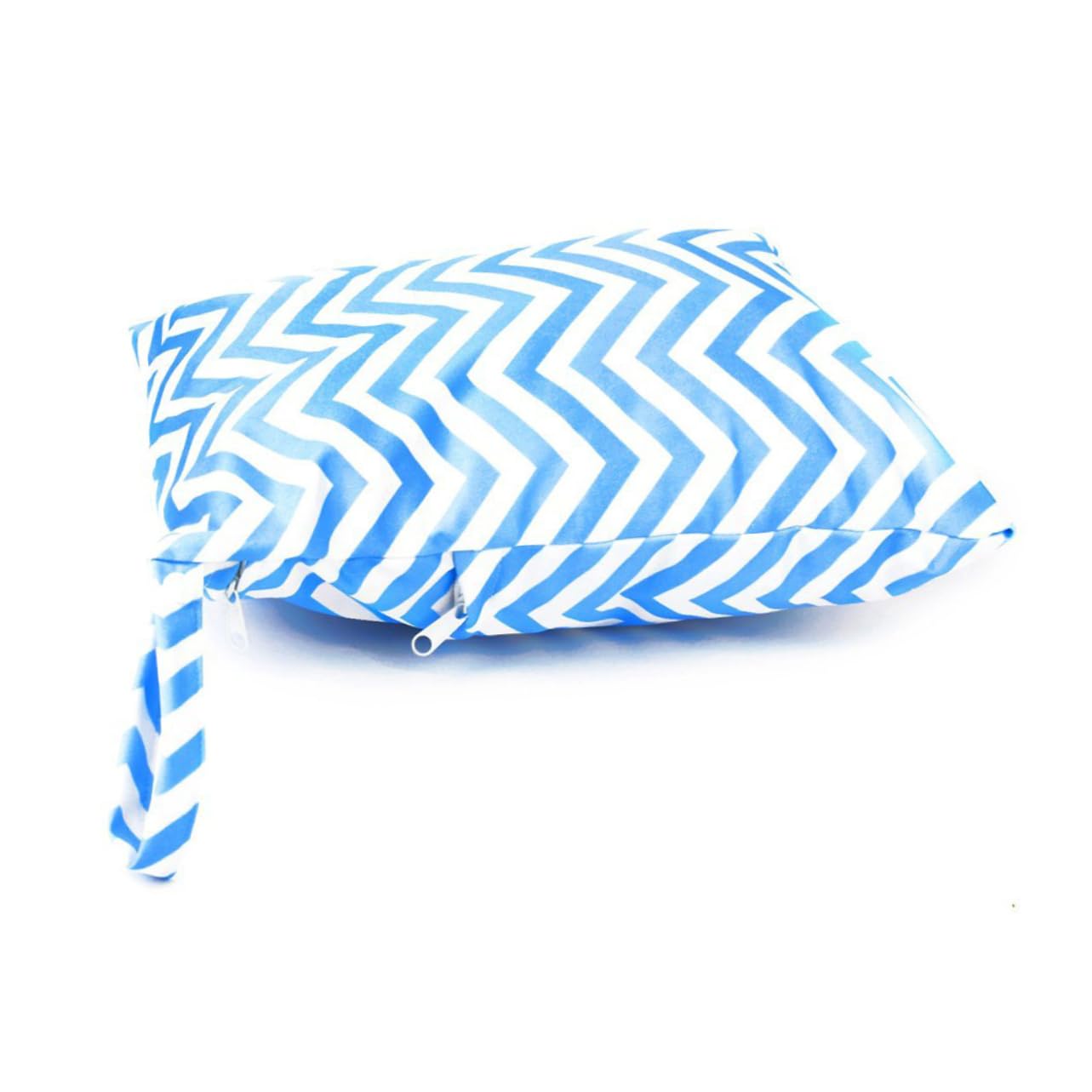 **ifundom 2-Pack Waterproof Baby Diaper Nappy Bags - 14.2x11.8 Inch Polyester Pouch for Travel, Daycare & On-the-Go (Blue)**