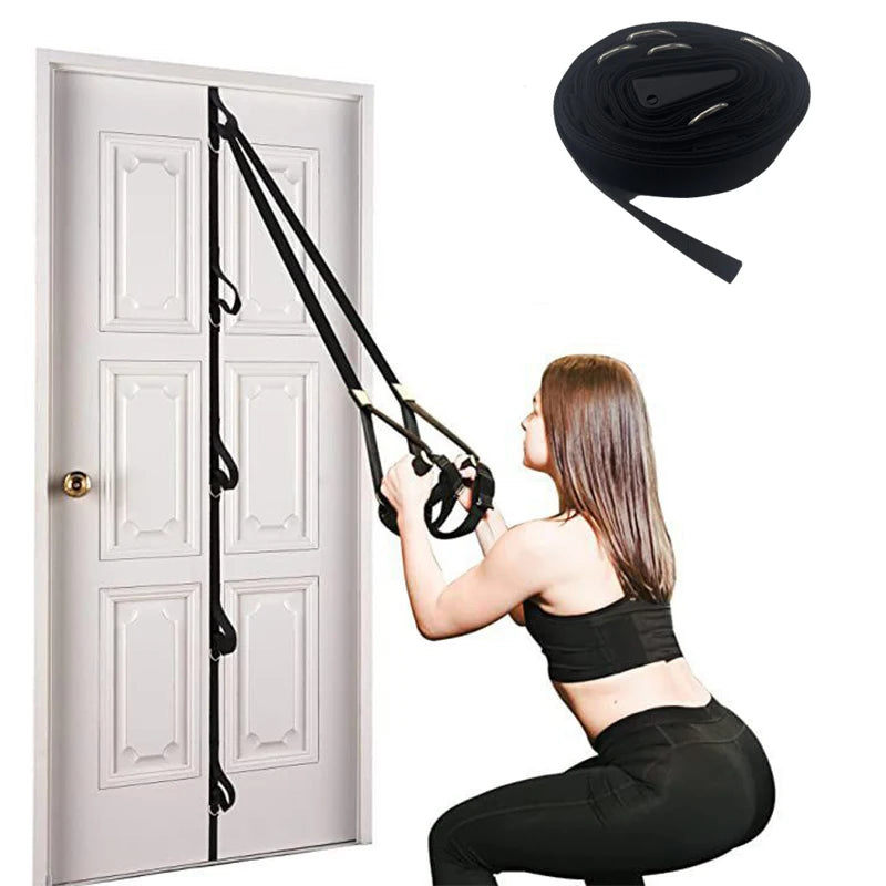 Upgrade Door Anchor Strap for Resistance Bands - Heavy Duty Exercise Equipment for Home Gym Workouts - Perfect for Strength Training, Yoga & Physical Therapy