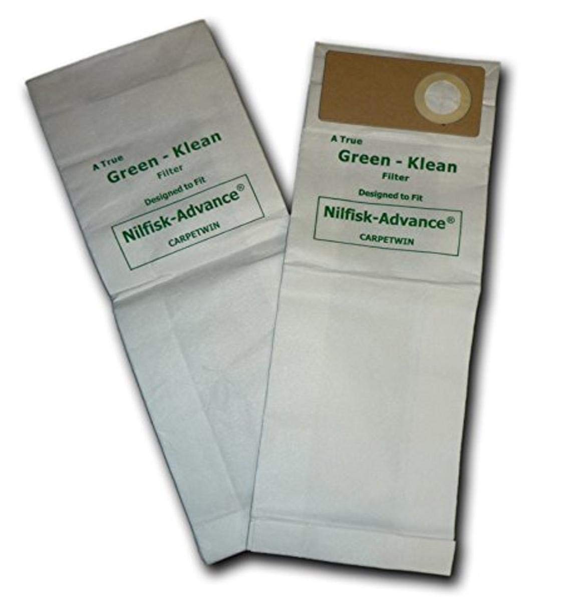Green Klean GK-CarpTwn Kent Duravac 152 Replacement Vacuum Bags (Pack of 100) - Compatible with Kent Duravac 152 Vacuum Cleaners - Ideal for Home, Office & Commercial Cleaning