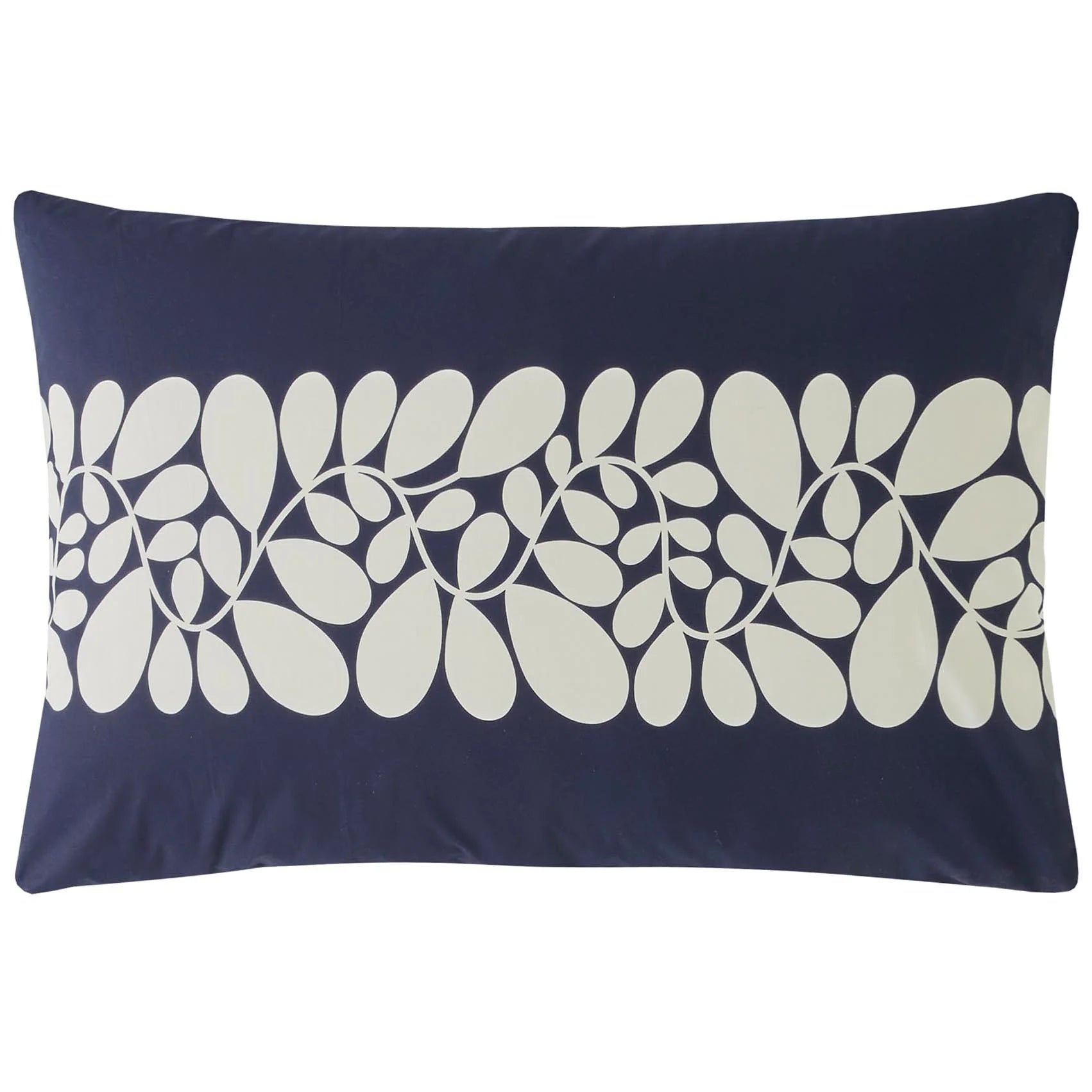 Orla Kiely Sycamore Stripe Duvet Cover Set - Space Blue | Modern Bedding Collection for Cozy Bedrooms | Perfect for Master Bedroom, Guest Room & Dorm Decor