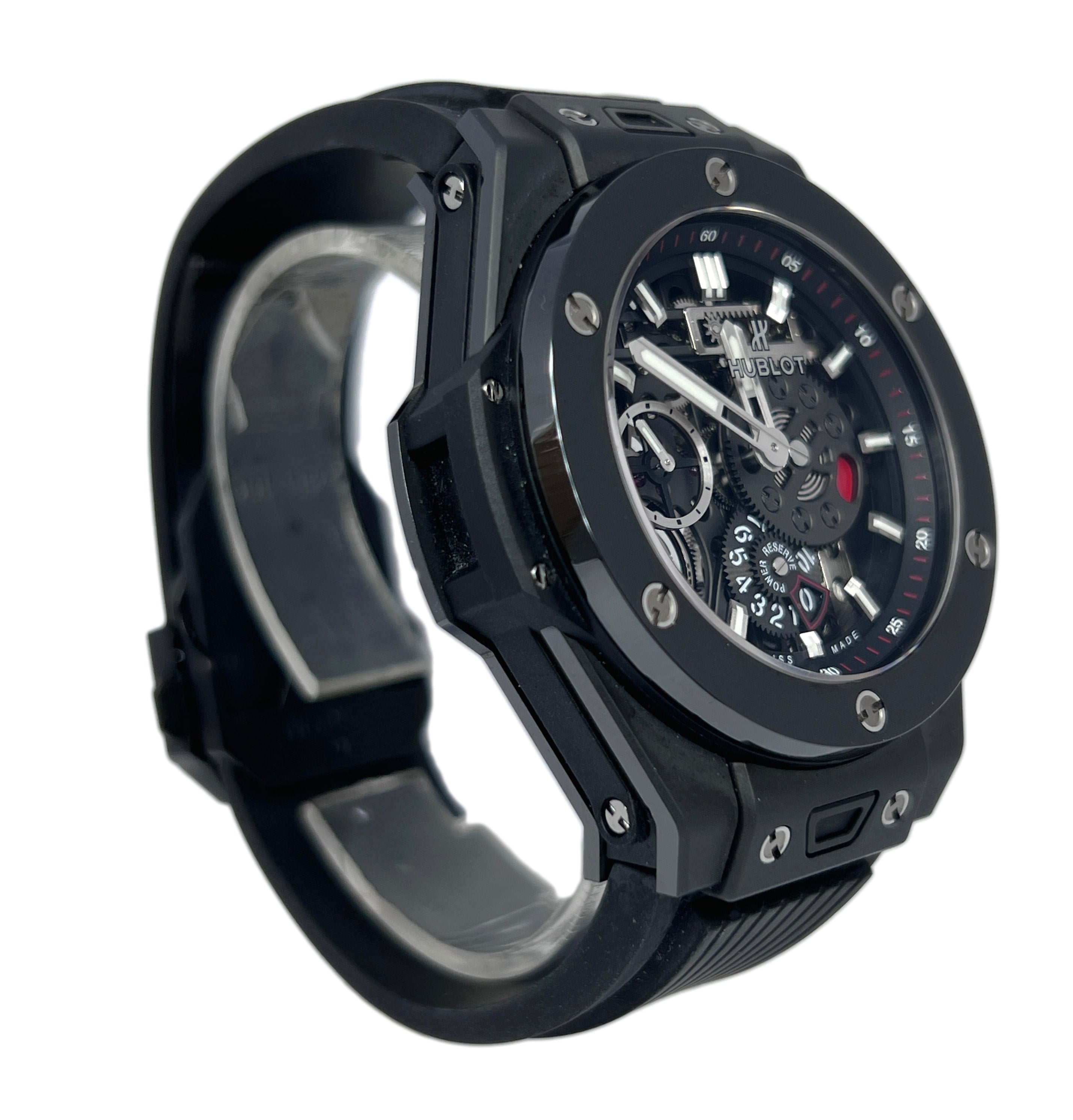 Hublot Big Bang Meca-10 Black Magic Men's Luxury Watch - Automatic Skeleton Dial, 45mm Case - Perfect for Business, Gifting & Special Occasions