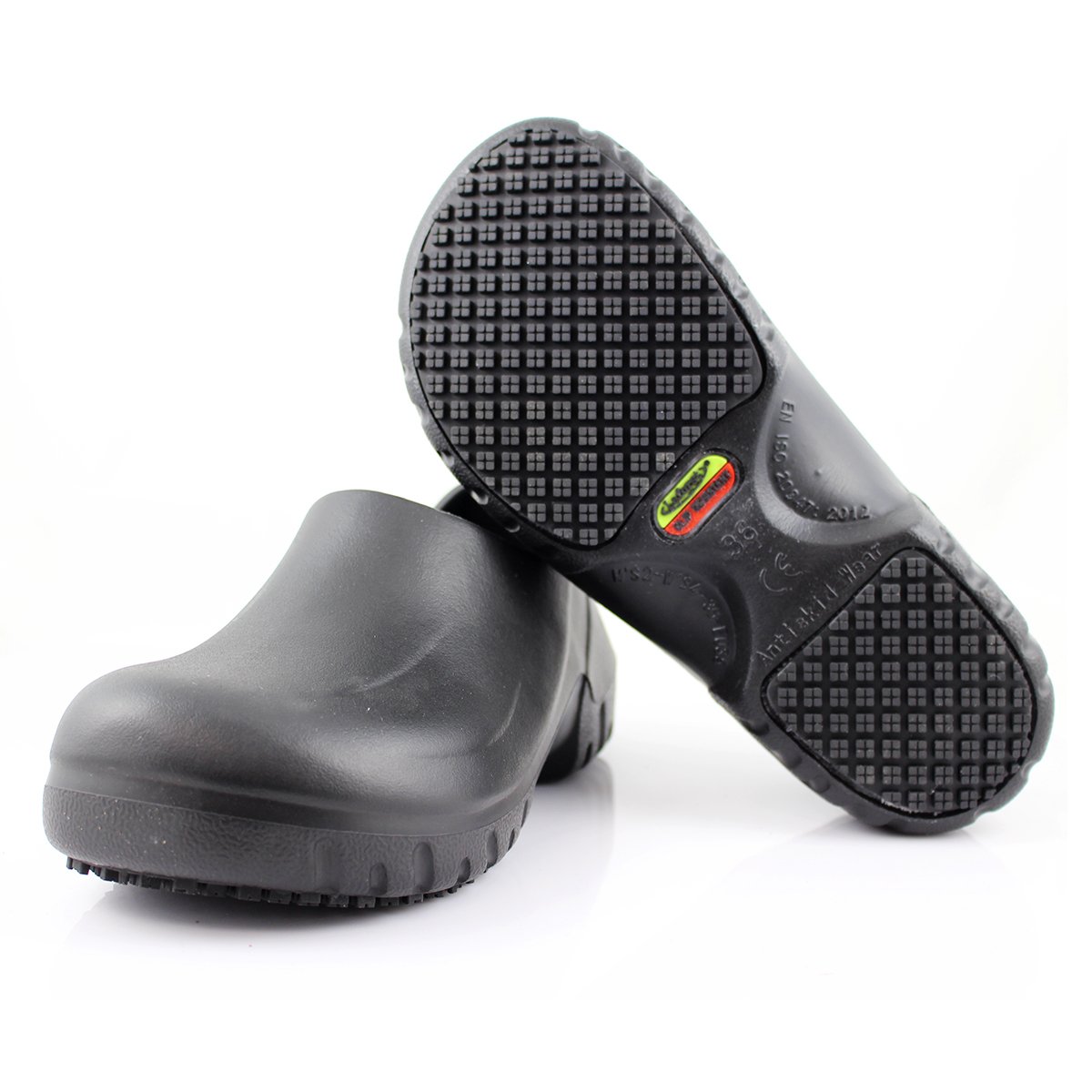 Laforst Atomic Women's Non-Slip Comfortable Work Shoes - Waterproof Professional Nursing & Chef Shoes with Free Socks | Ideal for Healthcare, Food Service & Wet Environments