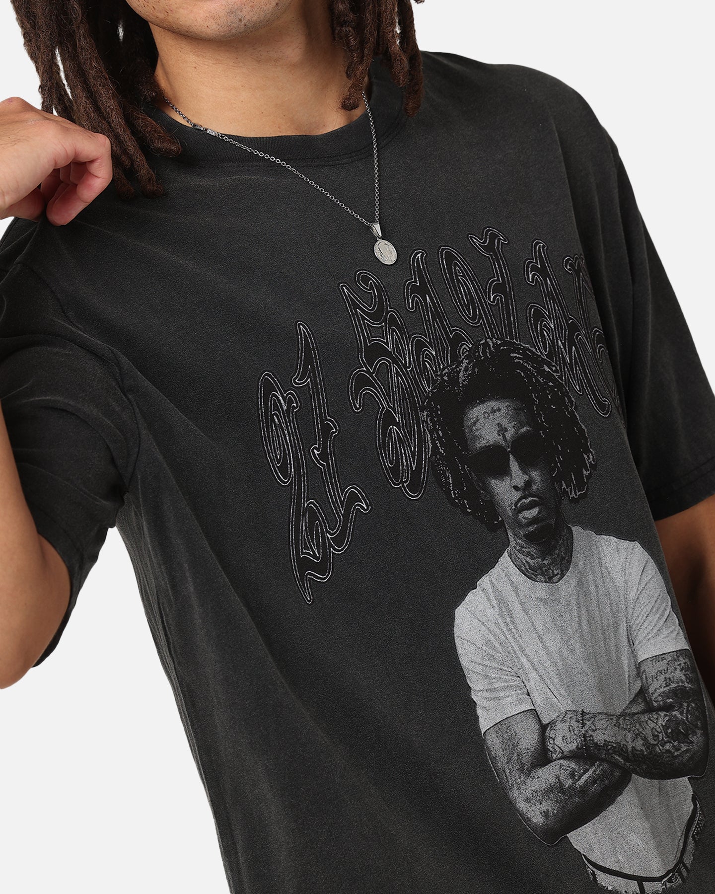 21 Savage Vintage Washed Black T-Shirt | Official Merchandise | Perfect for Concerts, Gifts & Streetwear