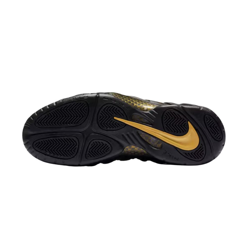 Nike Air Foamposite Pro Basketball Shoes - Black/Metallic Gold for Men | High-Performance Court Sneakers for Basketball & Streetwear Fashion