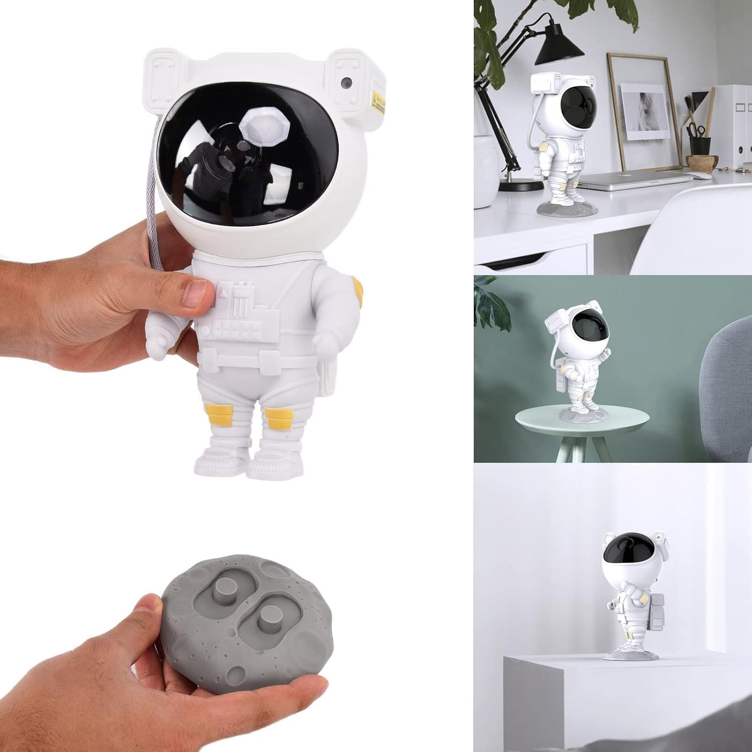 Space Buddy Galaxy Star Projector - Astronaut Night Light with Remote Control & Timer, LED Desk Lamp for Kids & Adults - Perfect for Bedroom Decor, Birthday & Christmas Gifts | Create Stellar Atmosphere for Relaxation, Sleep Aid & Home Theater