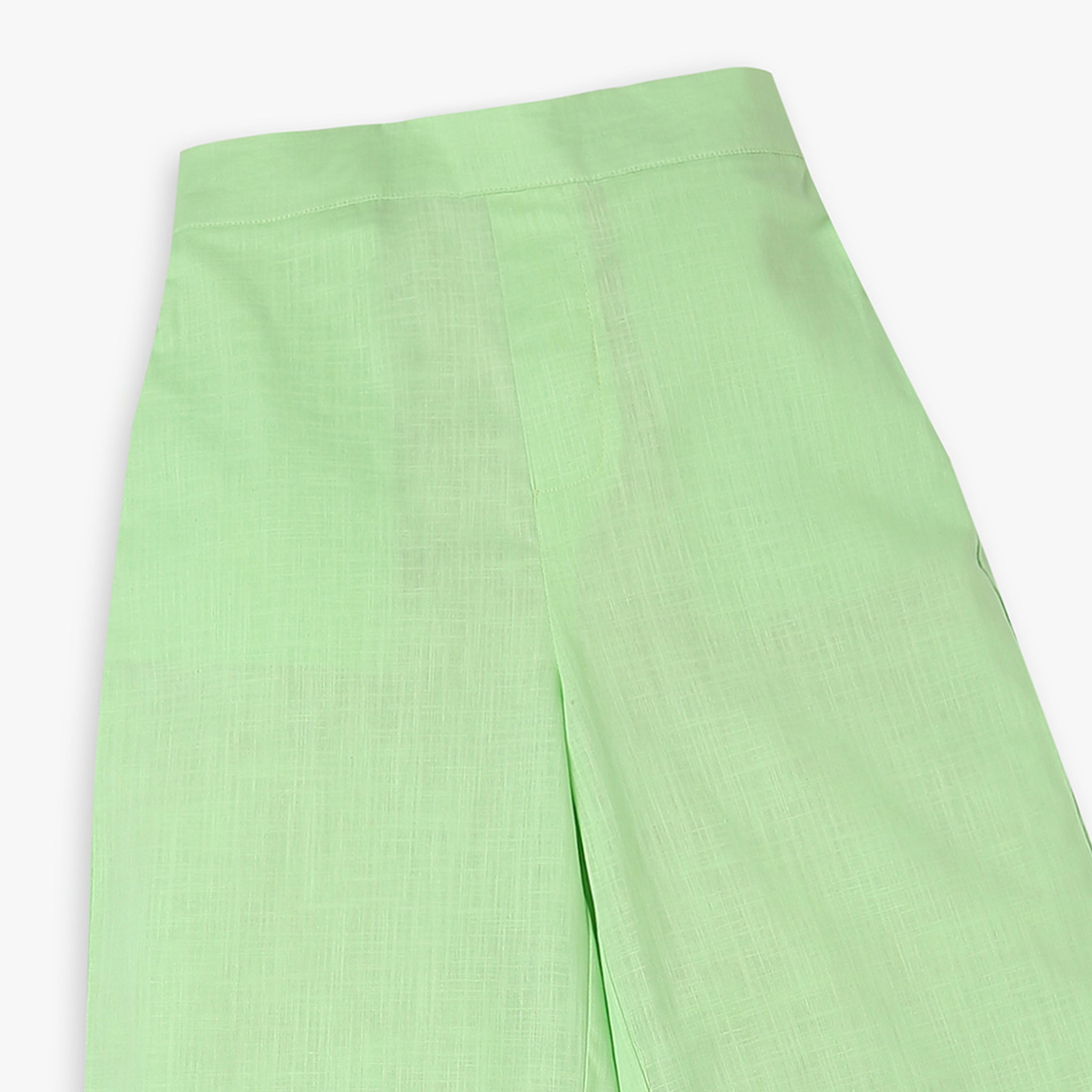 Girls Regular Fit Solid Mid Rise Palazzo Pants - Comfortable & Stylish for School, Casual Wear & Everyday Outfits