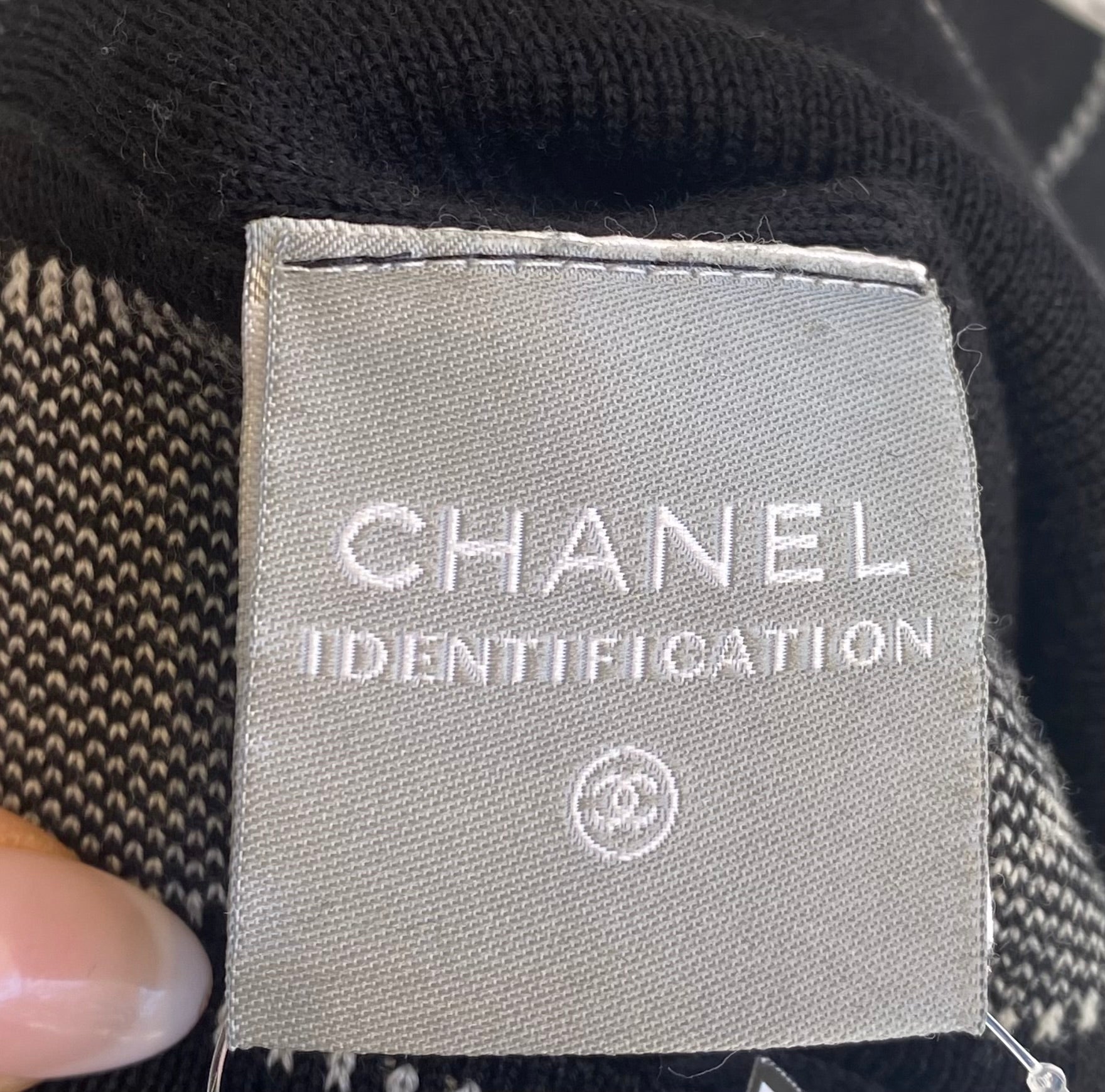 Chanel Sport Black Logo Knit Crewneck Sweatshirt for Men - Casual Luxury Pullover for Gym, Travel & Streetwear Fashion