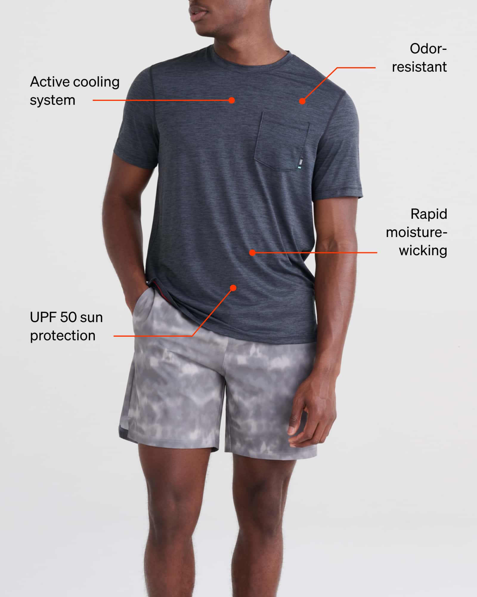 DropTemp® All Day Cooling Towel - Instant Cooling Relief for Sports, Workouts, Hiking & Outdoor Activities | Stay Cool in Hot Weather