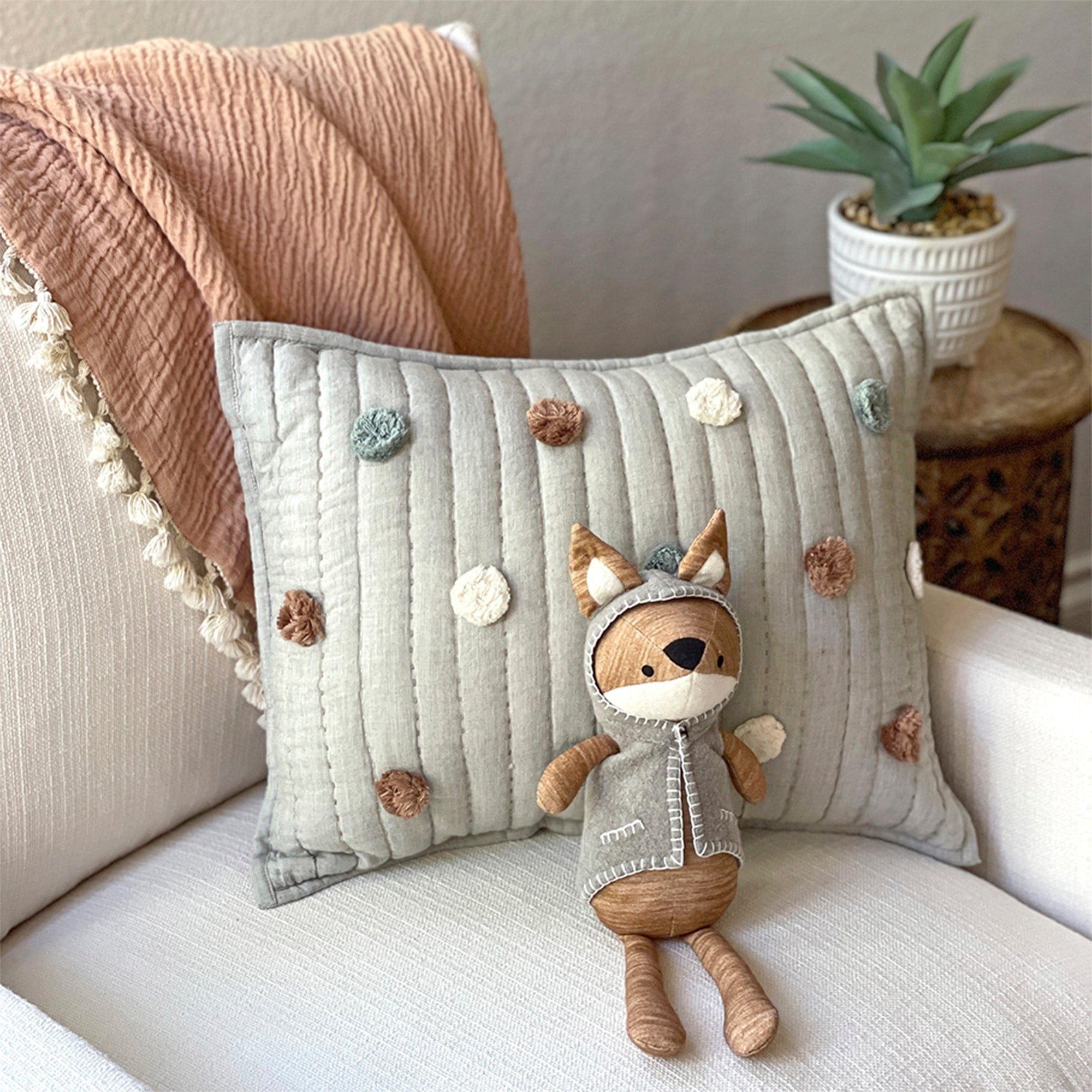 Frankie Fox Plush Toy - Soft & Cuddly Stuffed Animal for Babies & Kids | Perfect for Nursery Decor, Gifts, and Playtime Comfort