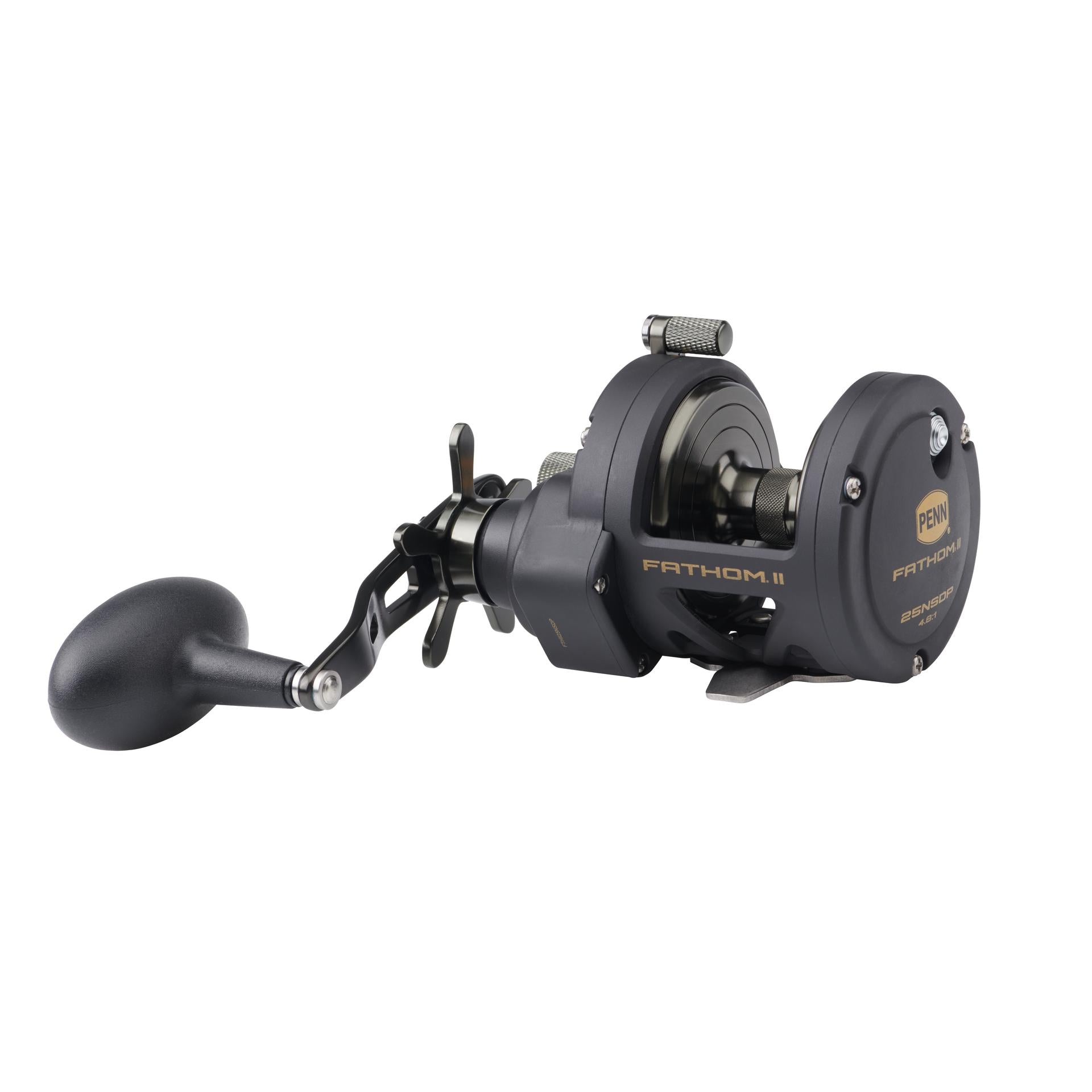 PENN Fathom™ II Star Drag Conventional Fishing Reel - Saltwater & Freshwater Fishing Gear for Offshore, Surf, and Boat Anglers