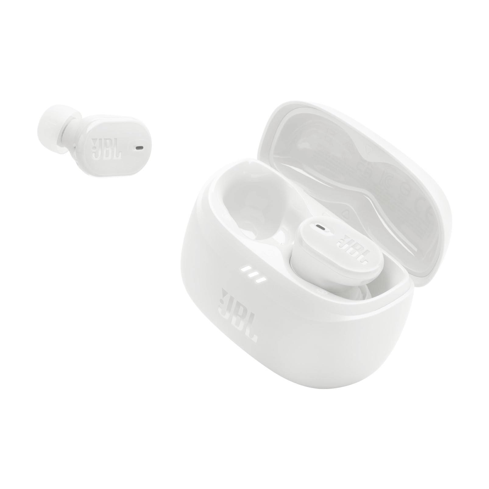 JBL Tune Buds 2 True Wireless Earbuds with Active Noise Cancelling, Spatial Audio & Smart Ambient Mode | 6-Mic Clear Calling | 48H Battery Life | IP54 Waterproof (White) | Perfect for Workouts, Commuting & Travel