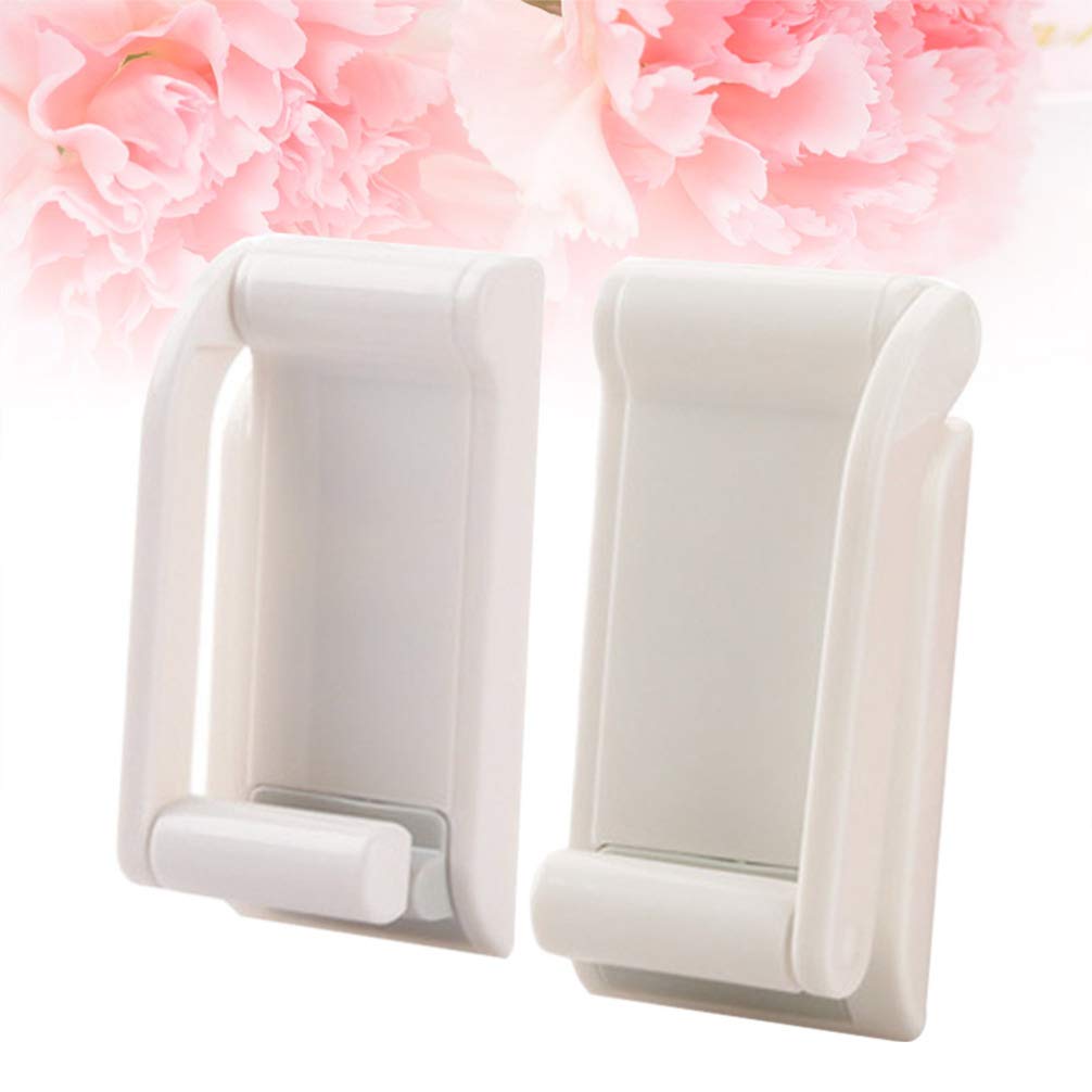 Magnetic Toilet Paper Holder - White Bathroom Tissue Stand with Strong Magnet for Wall Mount | Perfect for Home, Office, and RV Bathrooms | Space-Saving Design for Small Spaces