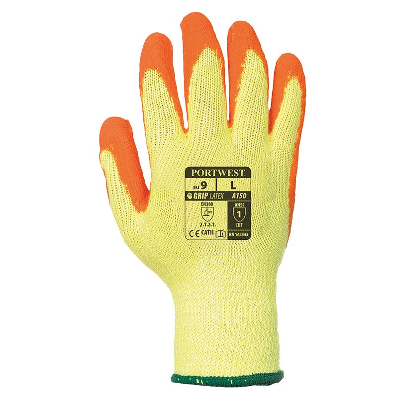 PW072 Fortis Grip Glove (A150) - Durable Work Gloves for Construction, Gardening & Outdoor Activities