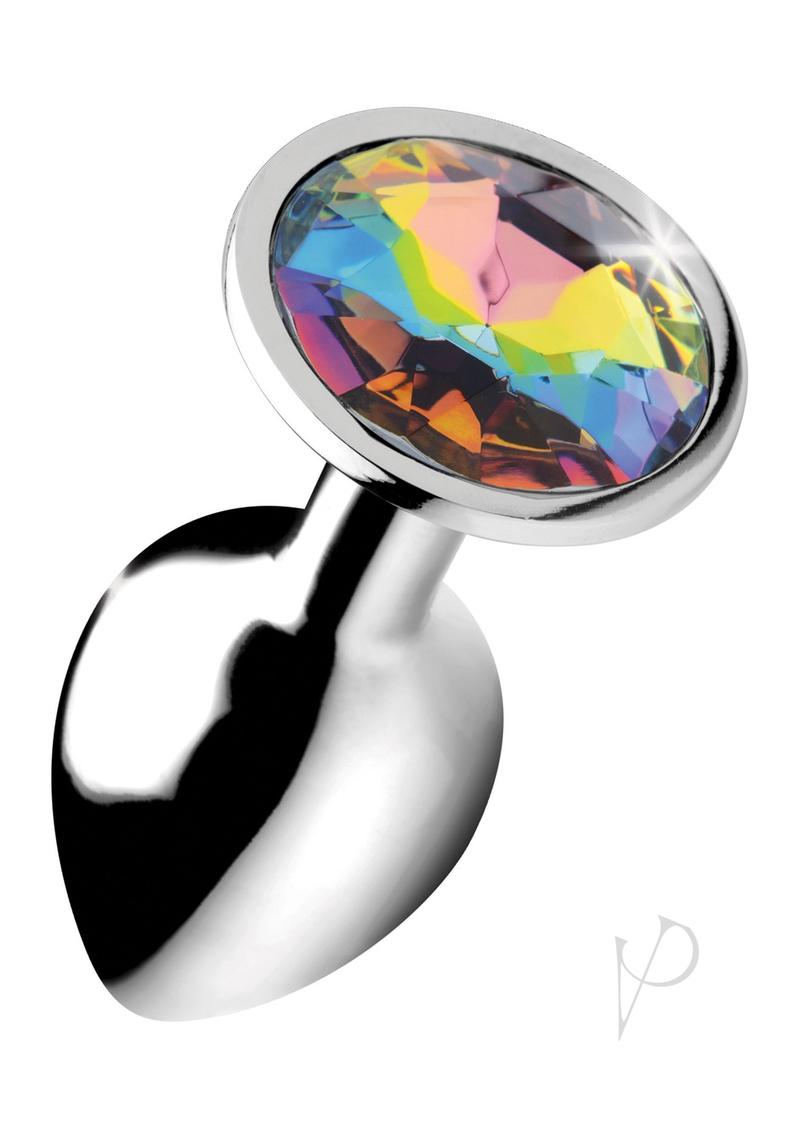Booty Sparks Rainbow Prism Gem Anal Plug - Small Size for Comfort & Style | Perfect for Couples Play & Sensual Exploration