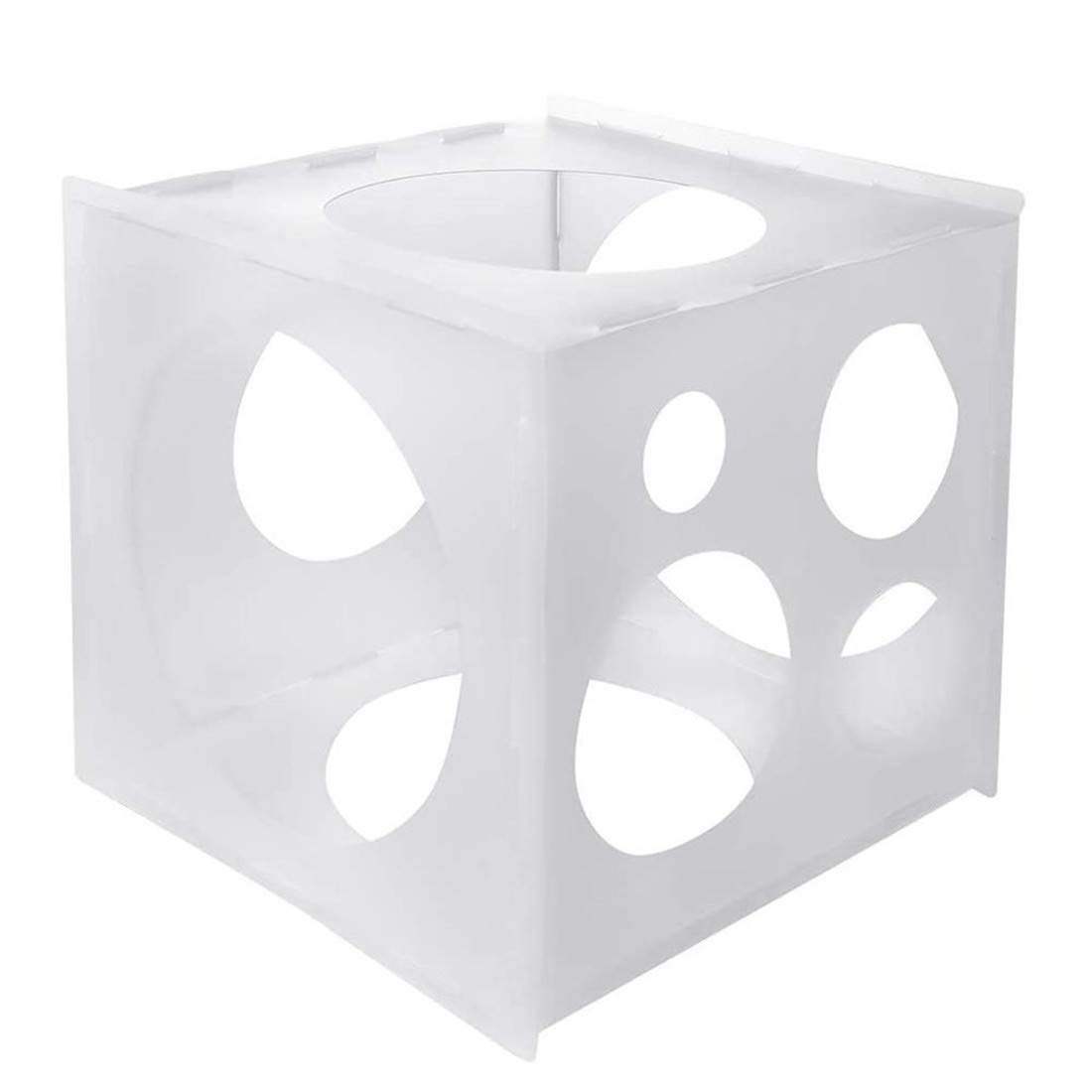 11-Hole Collapsible Plastic Balloon Sizer Box - Balloon Measurement Tool for Balloon Decorations, Arches & Columns | Perfect for Party Decor, Wedding Balloons & Event Styling