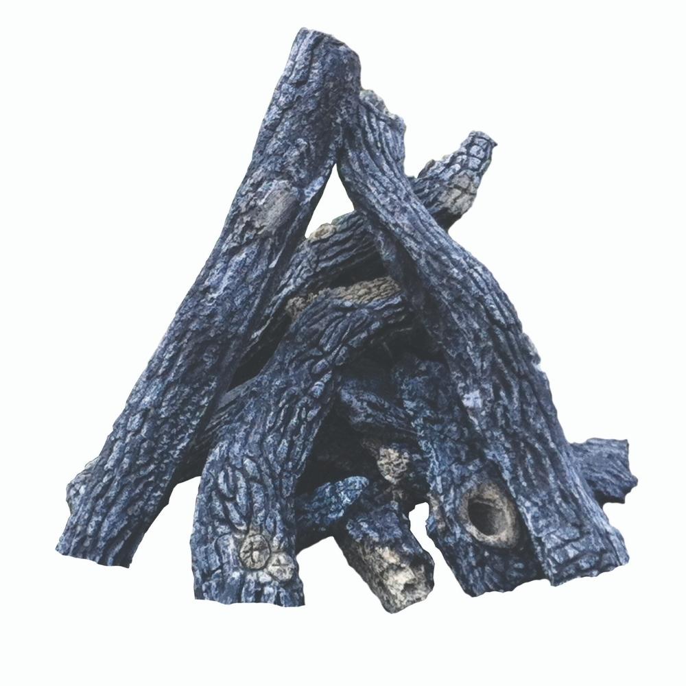 Firegear Refractory Concrete Log Sets for Gas Fire Pits - Durable & Realistic Outdoor Fireplace Accessories for Patio, Backyard & Camping