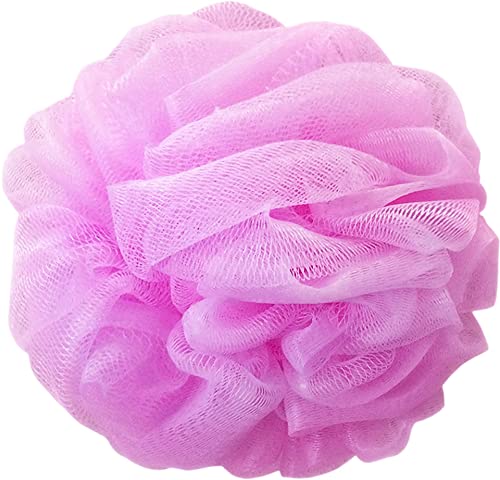 Exfoliating Bath Sponge & Loofah Scrubber for Men & Women - 3 Pack Colorful Shower Poufs for Deep Cleansing & Skin Renewal - Perfect for Daily Shower, Spa Day & Gift Sets