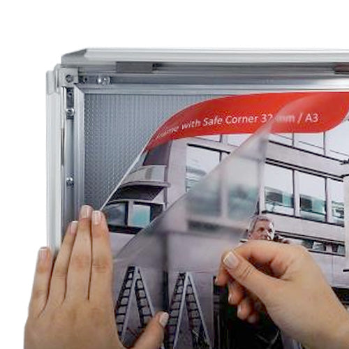 18x24 Safety Edge Corners Snap Frame - 1 1/4