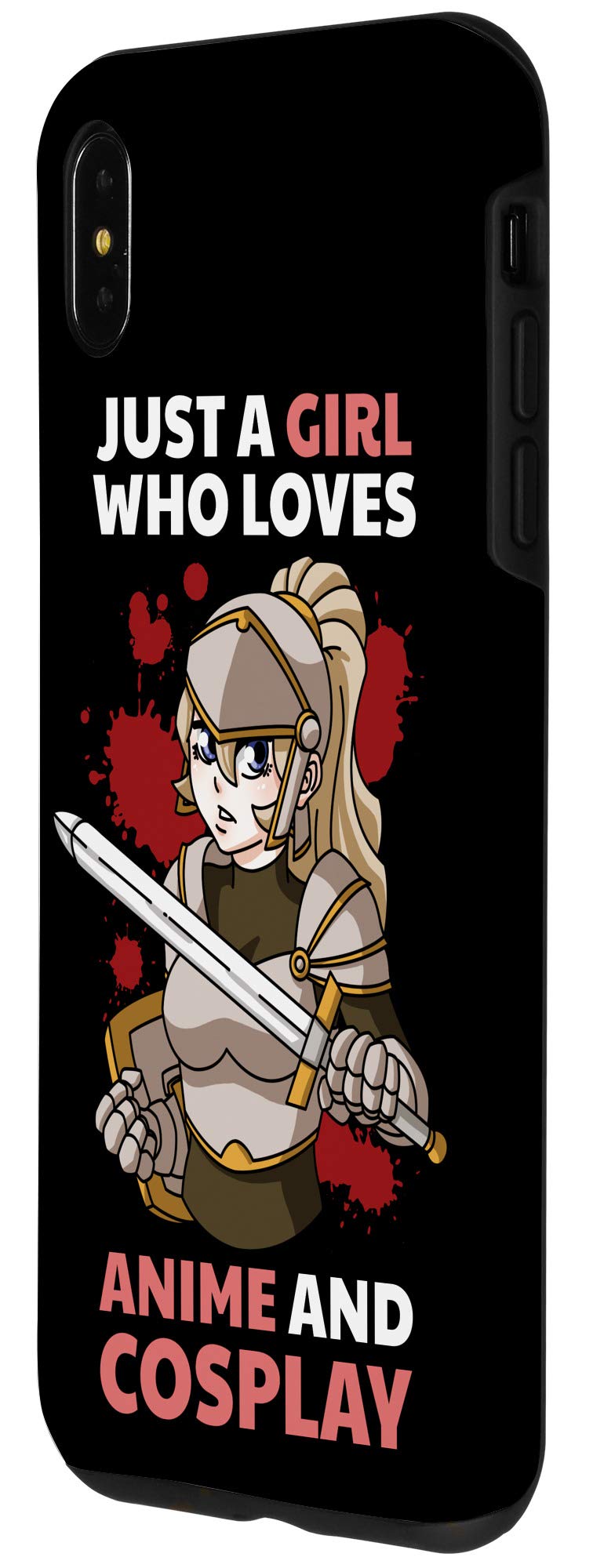 Funny Anime Cosplay Case for iPhone XS Max - Japanese Manga Lover Design - Perfect for Anime Fans, Conventions & Daily Use