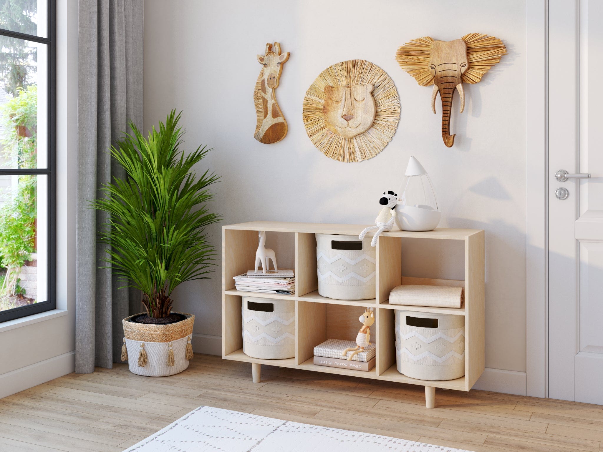 Premium Crane Kendi Storage Bin - Durable & Stylish Organizer for Home, Office, and Kids' Room | Perfect for Toys, Books, and Clutter Control