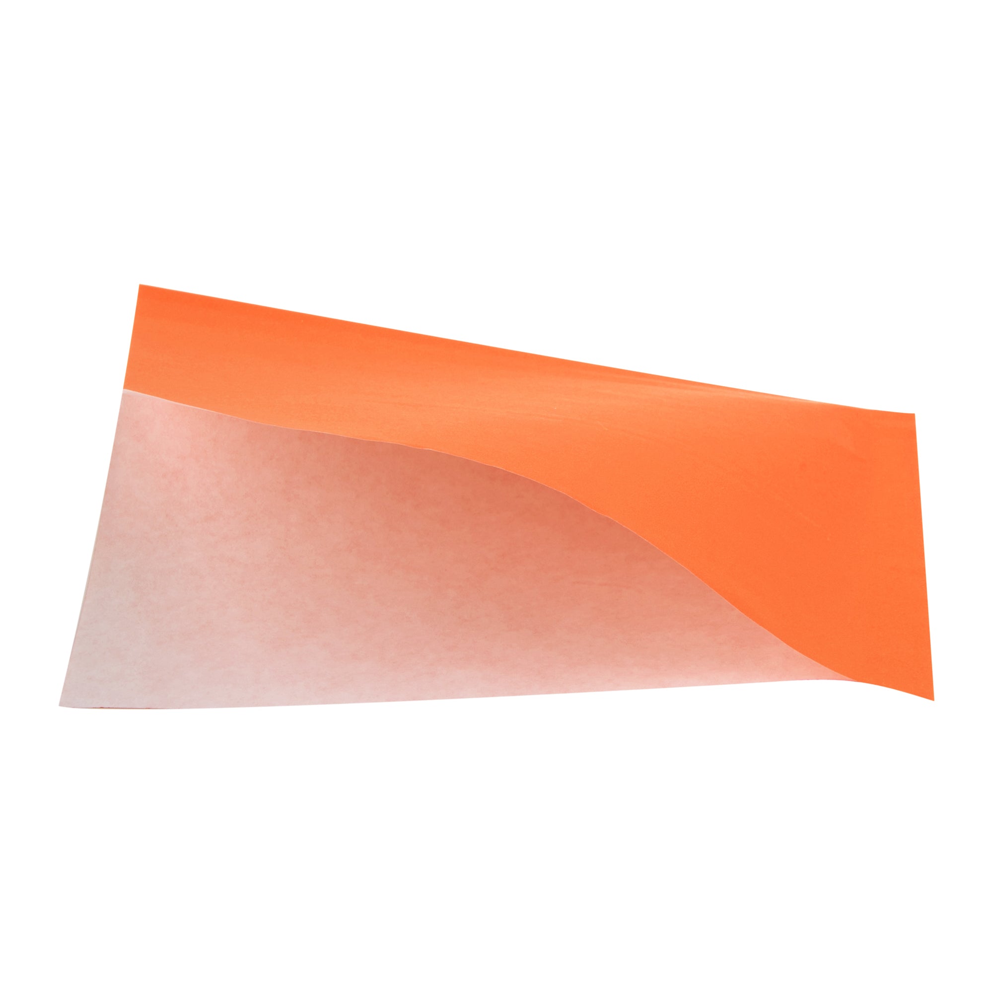 Tangerine Orange Greaseproof Paper Bags - Small Double Open Bags (6 1/4
