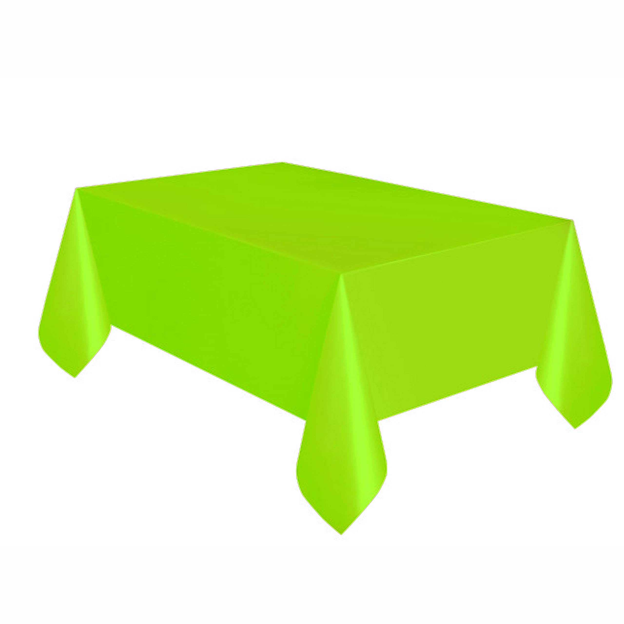 2 Pack 54x108 Inch Rectangular Tablecloths - Citrus Green for Parties & Events